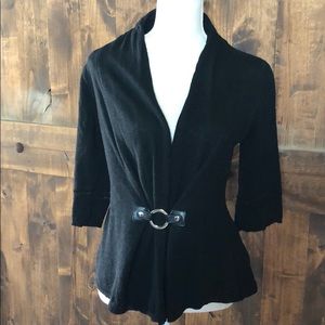 Soft Surroundings buckle front Cardigan - S NWOT